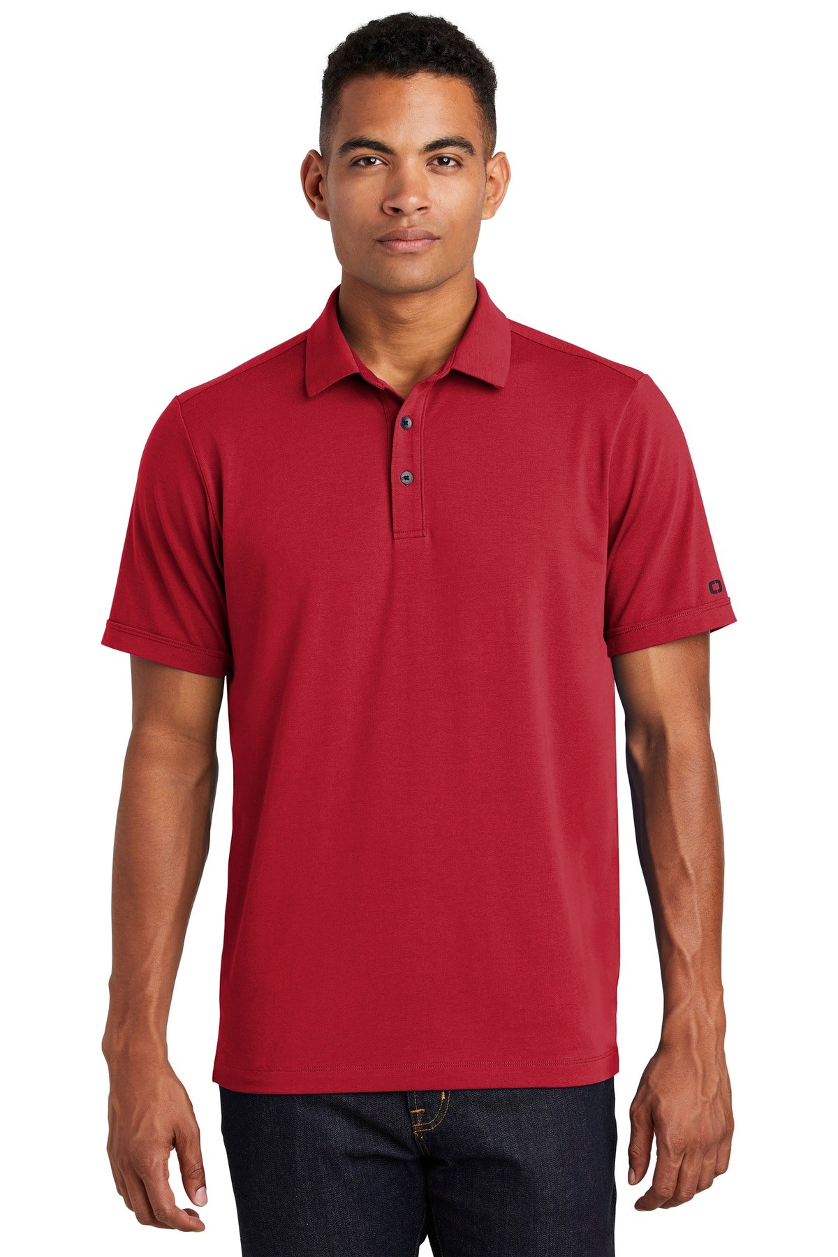 Custom logo OGIO ® Limit Polo. OG138 in Signal Red