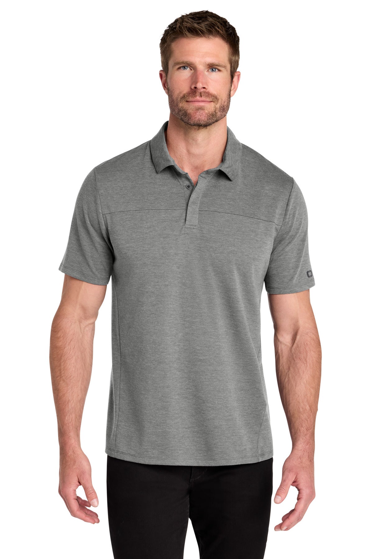 Custom logo OGIO® Command Polo OG150 in Gear Grey