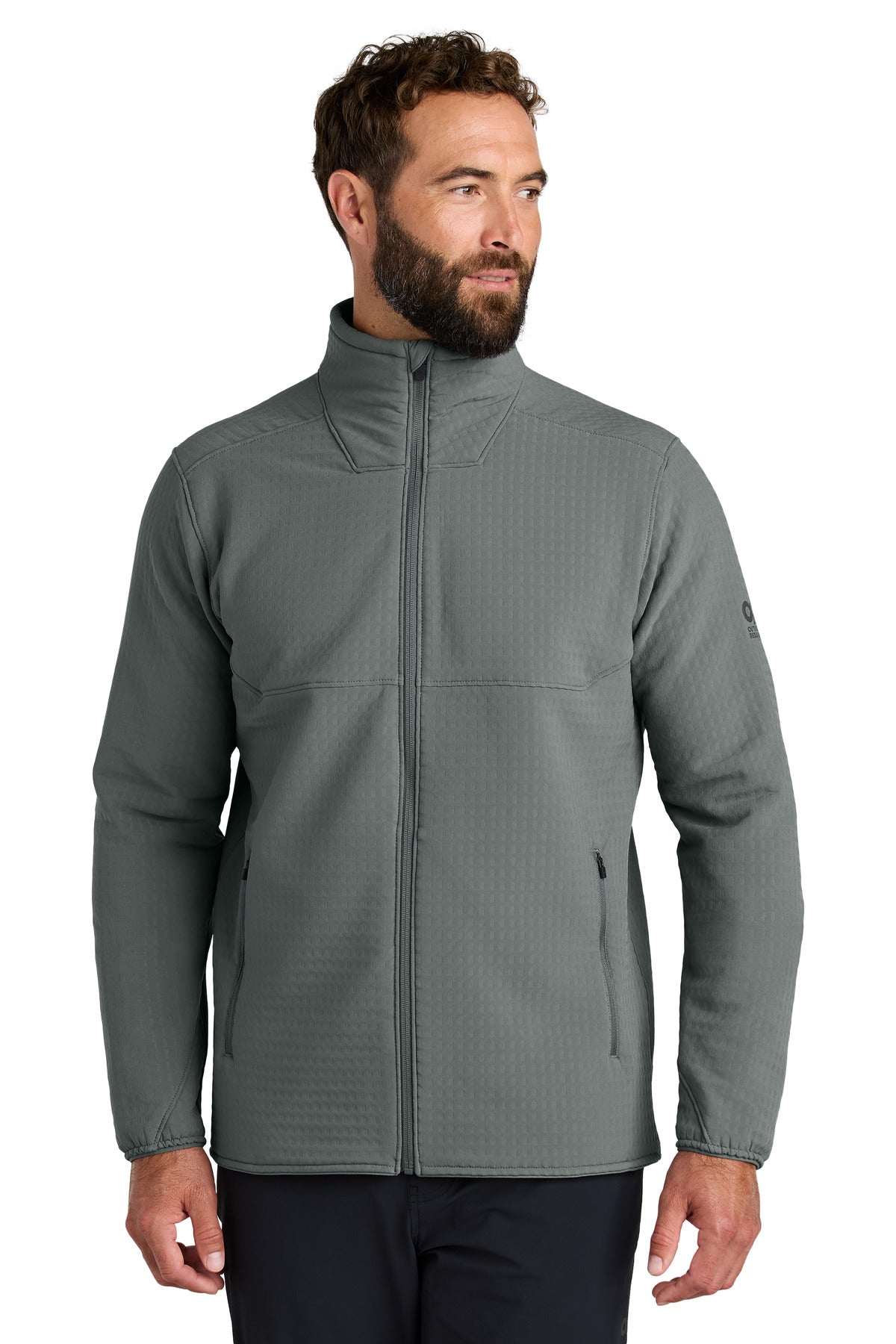 Custom logo LIMITED EDITION Outdoor Research® Grid Soft Shell Jacket OR322264 in Grey