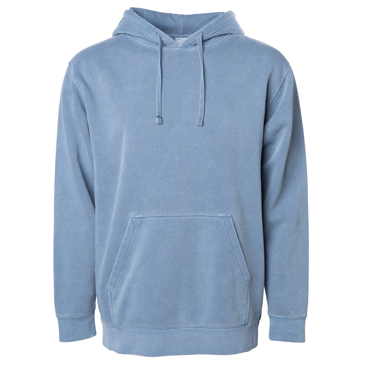 Independent Trading Company Unisex Midweight Pigment Dyed Hooded Sweatshirt (Silk-Screen)