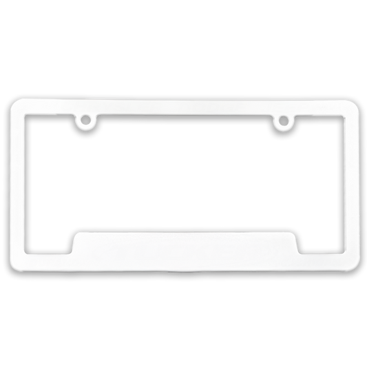 3-D Corner-View License Plate Frame