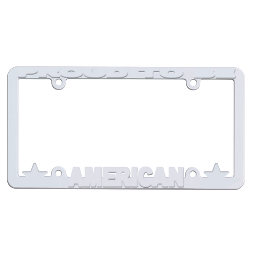 3-D Full-View License Plate Frame