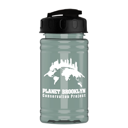 Mini RPET Bottle with Flip-Top Lid - 16 oz.