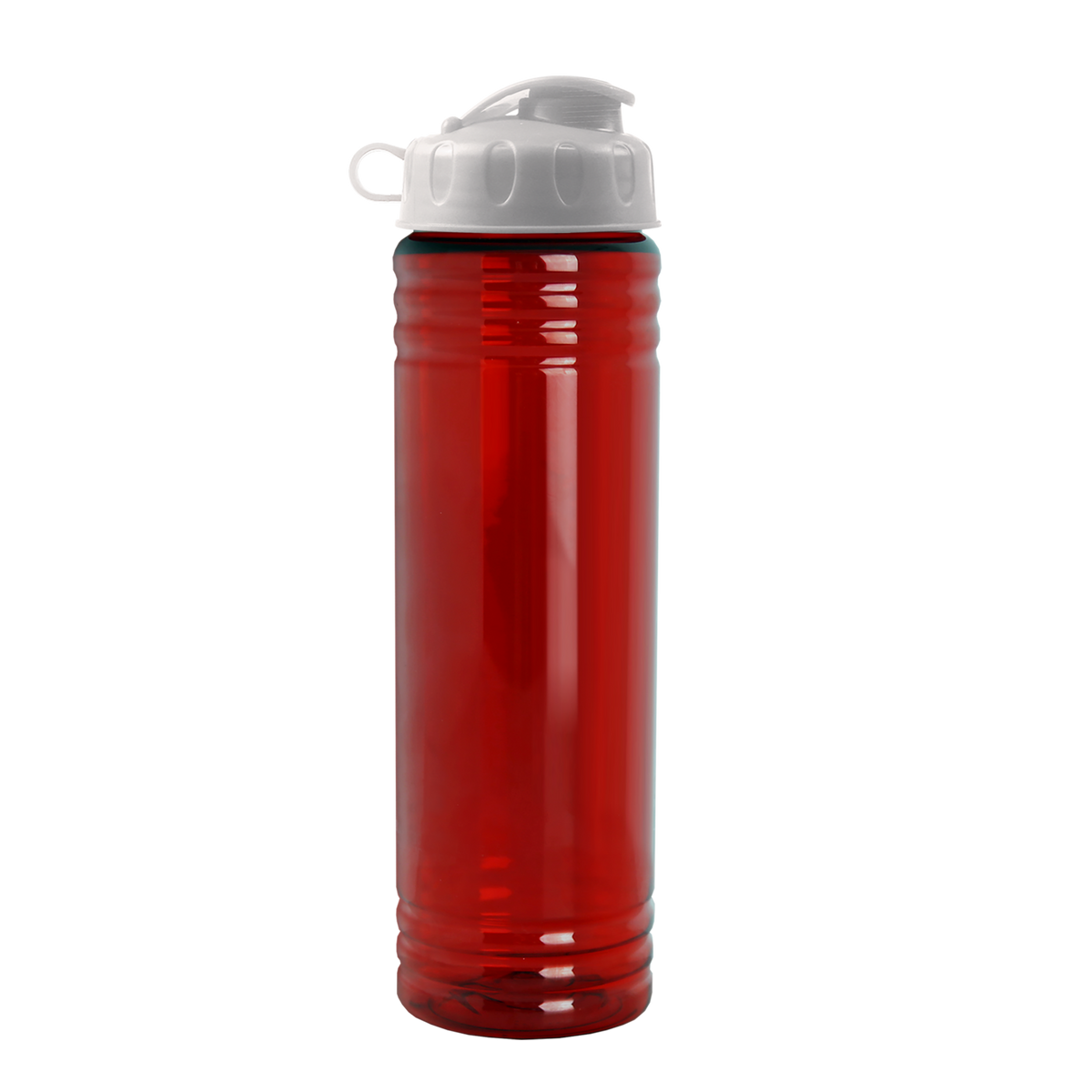 Custom logo Slim Fit RPET Bottle with Flip Lid - 24 oz.