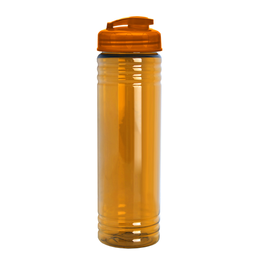 Slim Fit RPET Bottle with Flip-Top Lid - 24 oz.