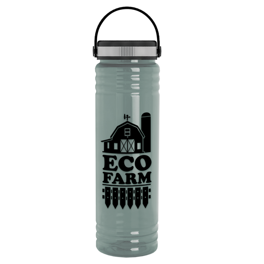 Slim Fit RPET Bottle with Grip Lid - 24 oz.