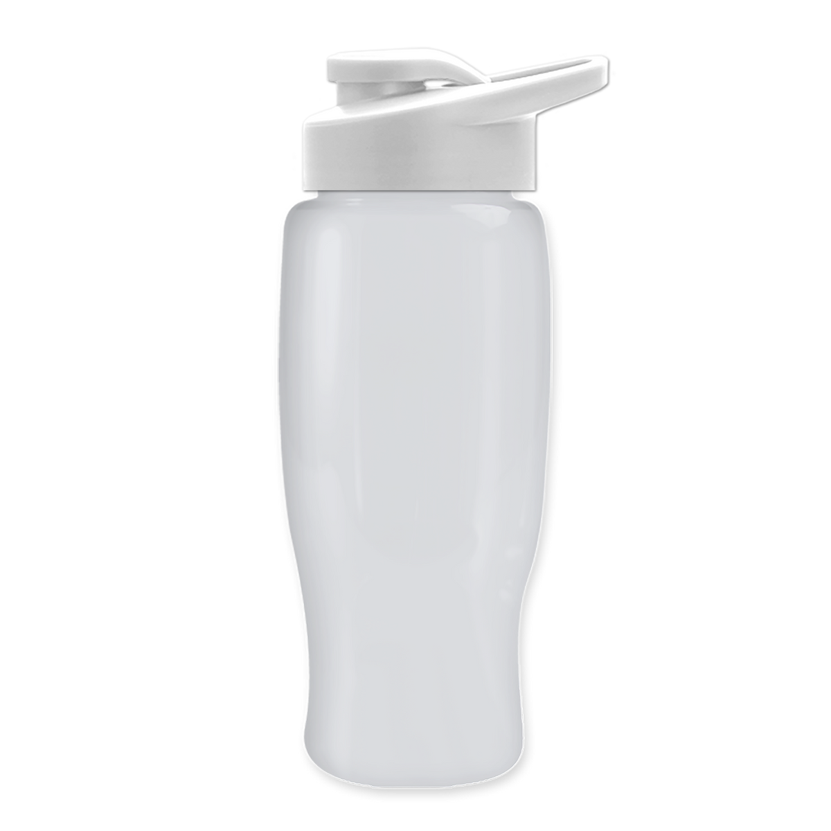 Custom logo Poly+ Recycled Bottle with Drink-Thru Lid - 27 oz.