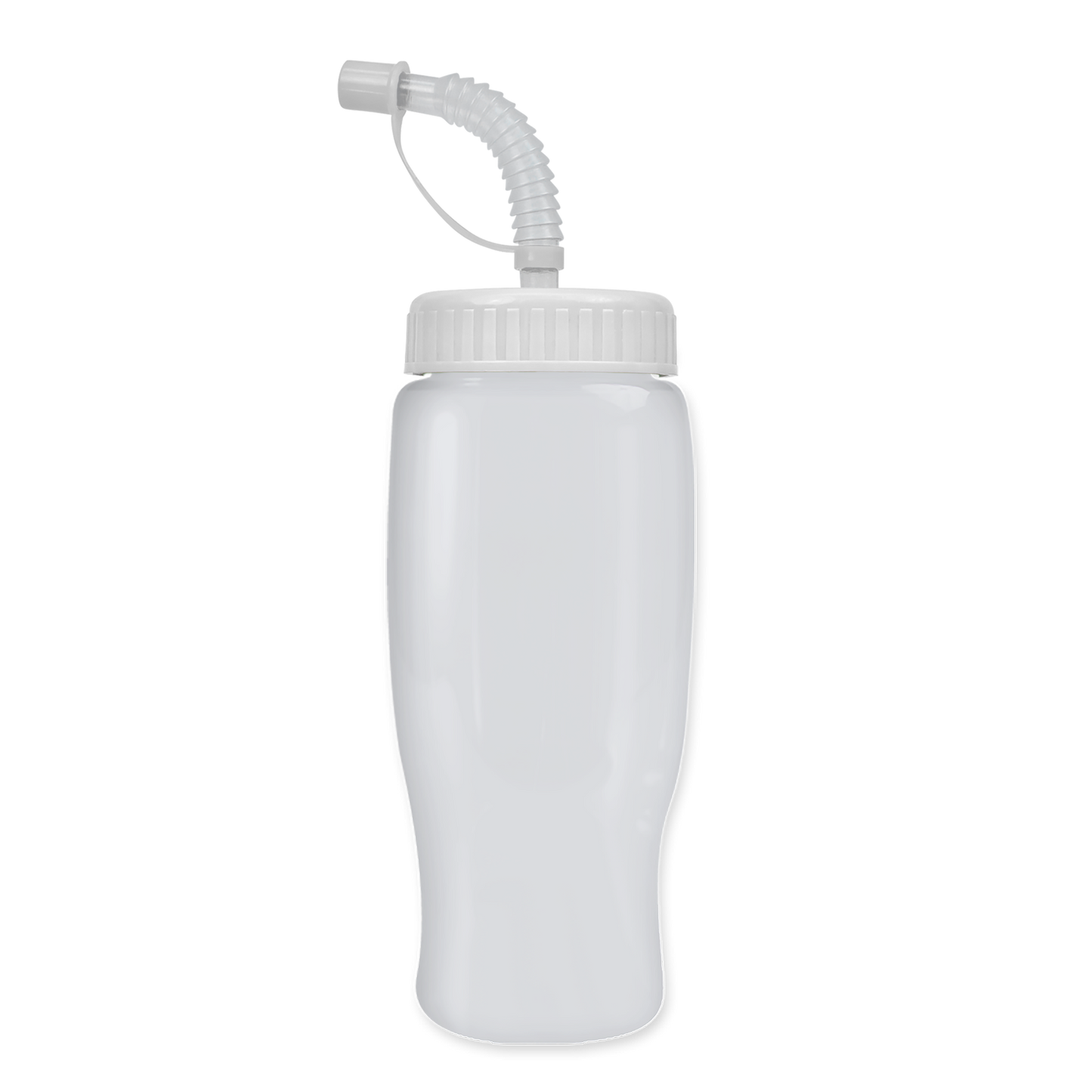 Poly+ Recycled Bottle with Straw Lid - 27 oz.