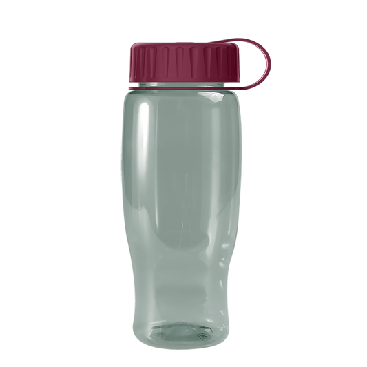 Poly+ Recycled Bottle with Tethered Lid - 27 oz.