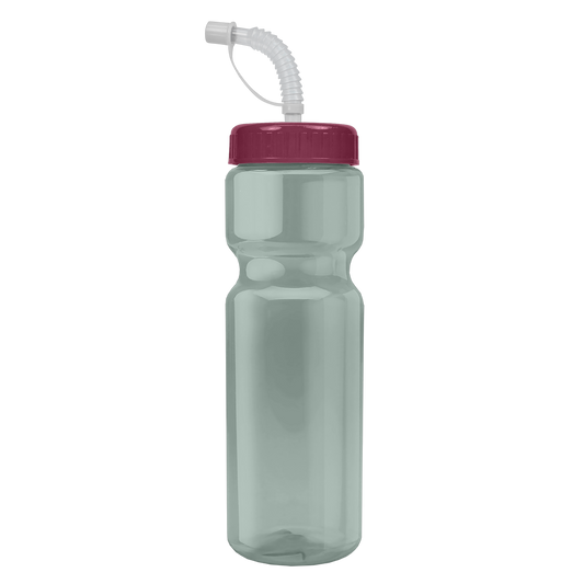 Champ Recycled Bottle with Straw Lid - 28 oz.