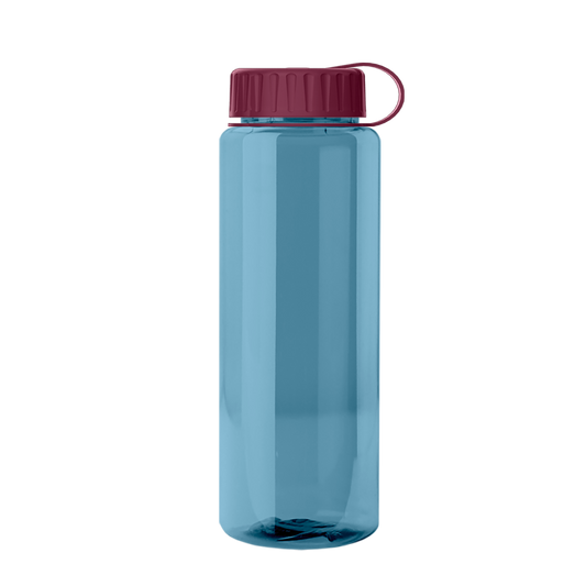 Slim Fit RPET Bottle with Tethered Lid - 32 oz.