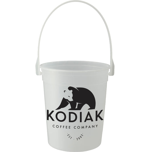 Custom logo 32oz Pail with Handle