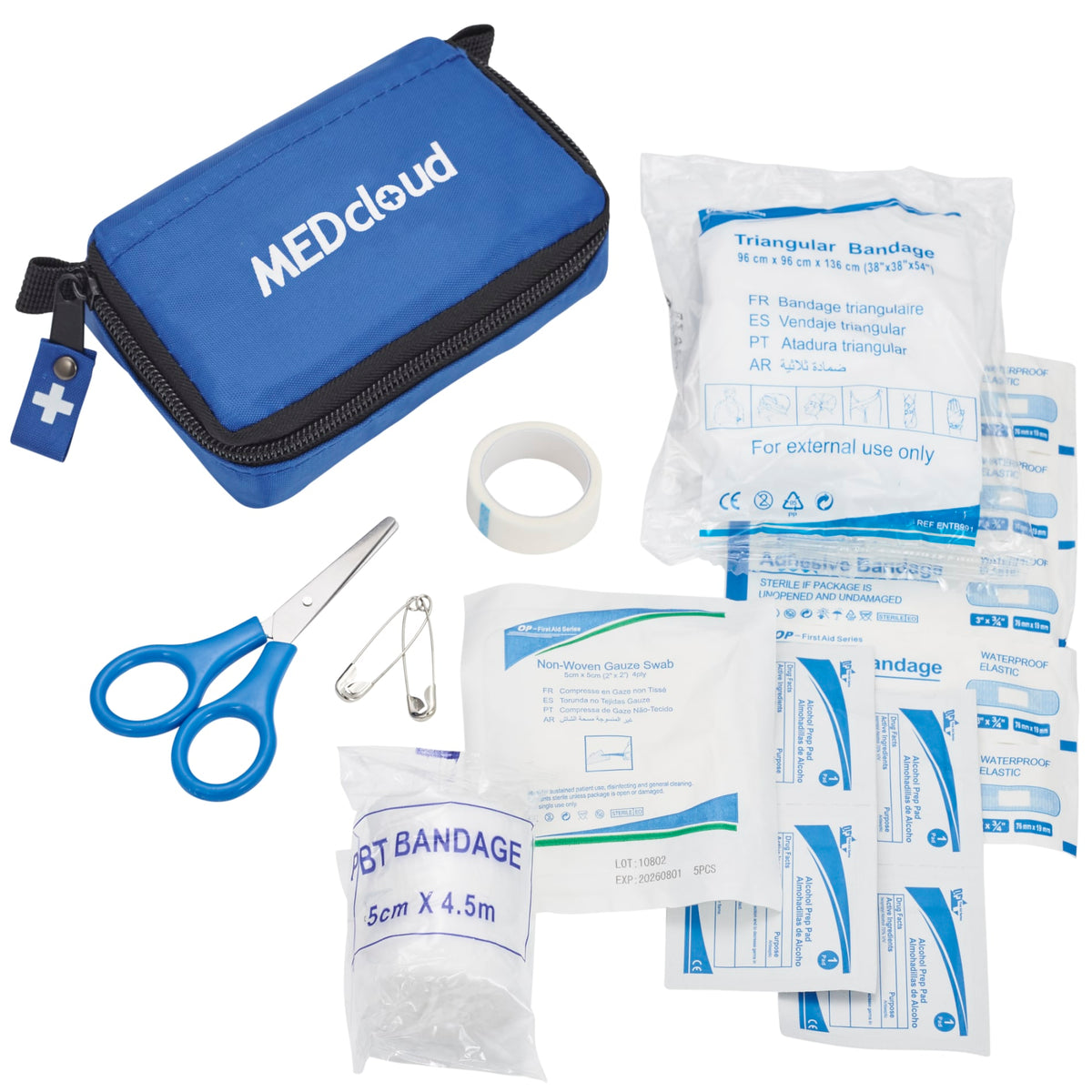 Custom logo Bolt 20-Piece First Aid Kit