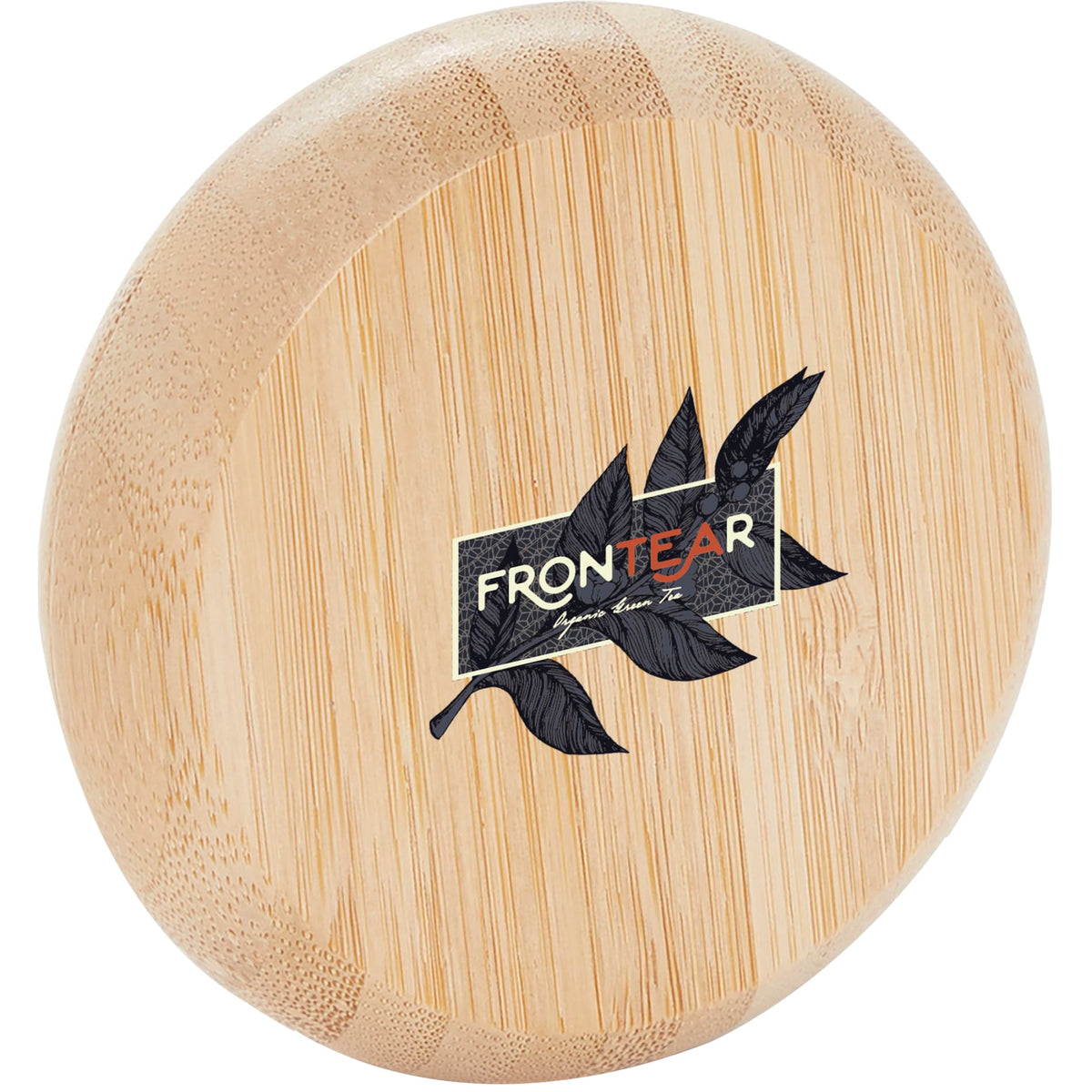 Custom logo FSC® 100% Bamboo Compact Mirror/Brush