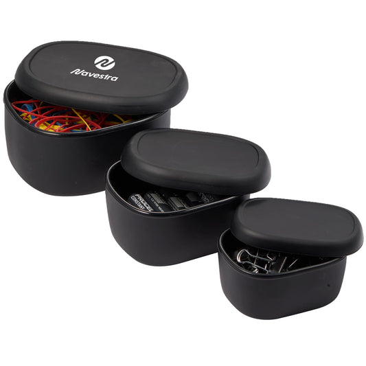 Custom logo Zili Silicone Small Storage Containers – set of 3