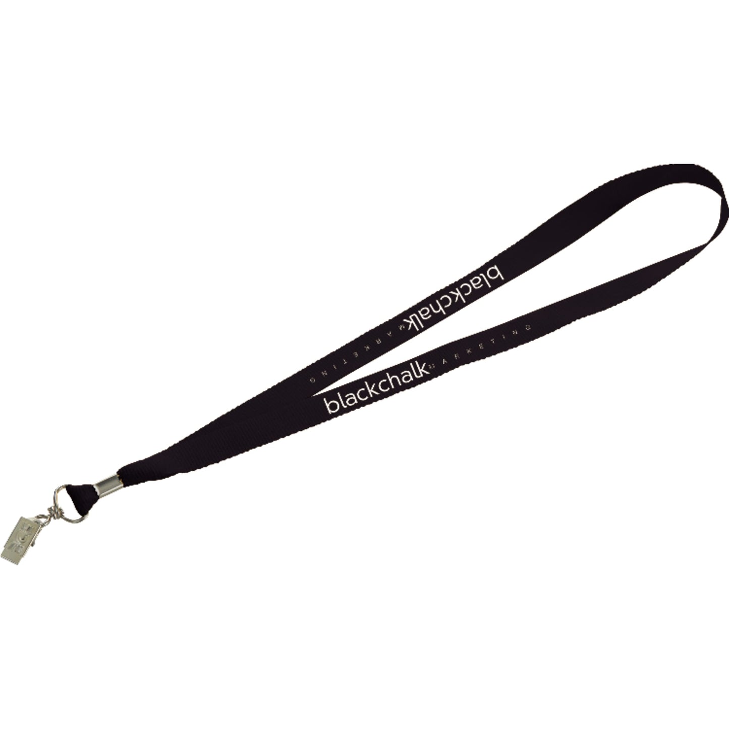 Custom logo Lanyard with Bulldog Clip