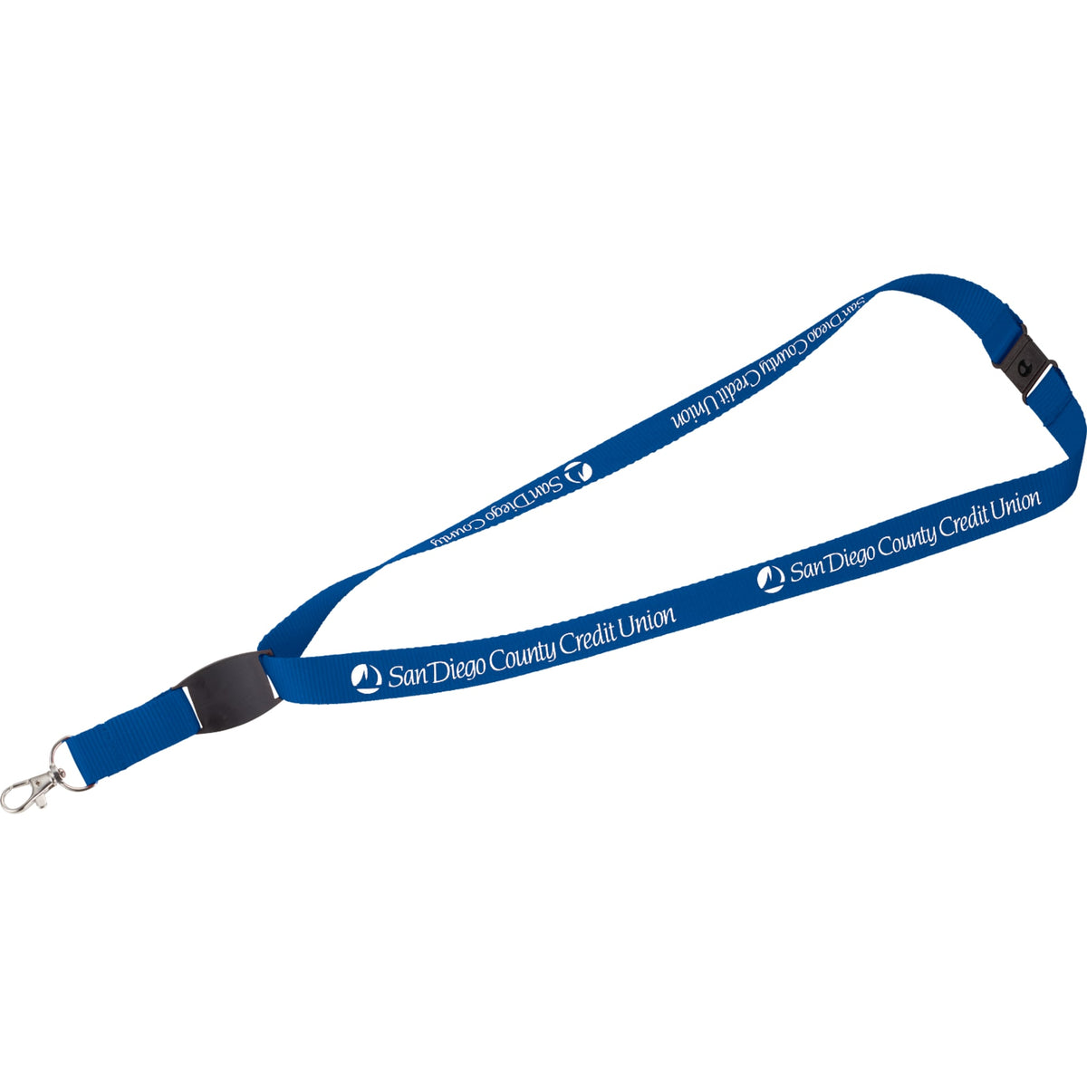 Custom logo Flat Panel Lanyard