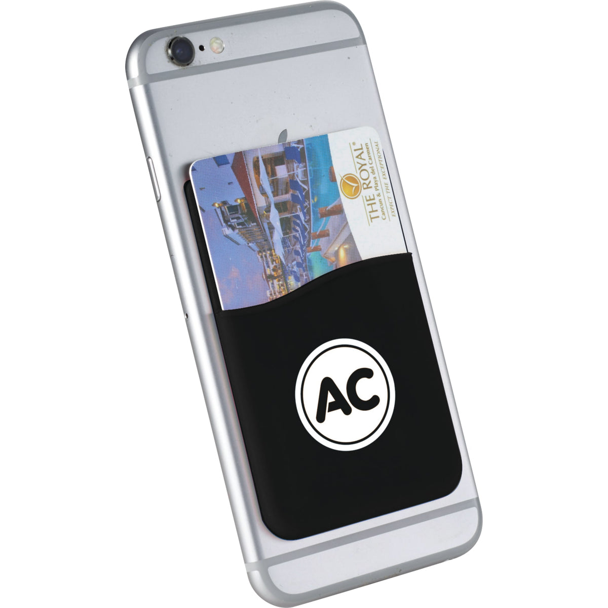 Custom logo Slim Silicone Card Wallet