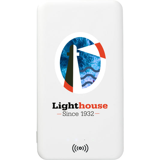 Custom logo Axial 4000 mAh Wireless Power Bank