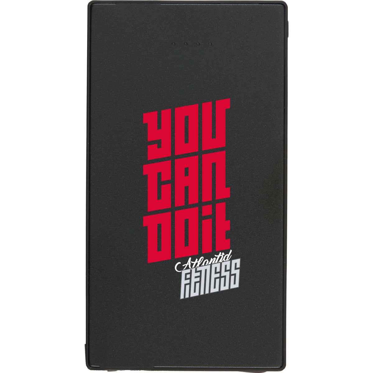 Custom logo 4000 mAh Cable Keeper Power Bank with Type-C Tip