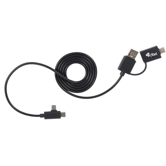Custom logo 5-in-1 Recycled Long Charging Cable