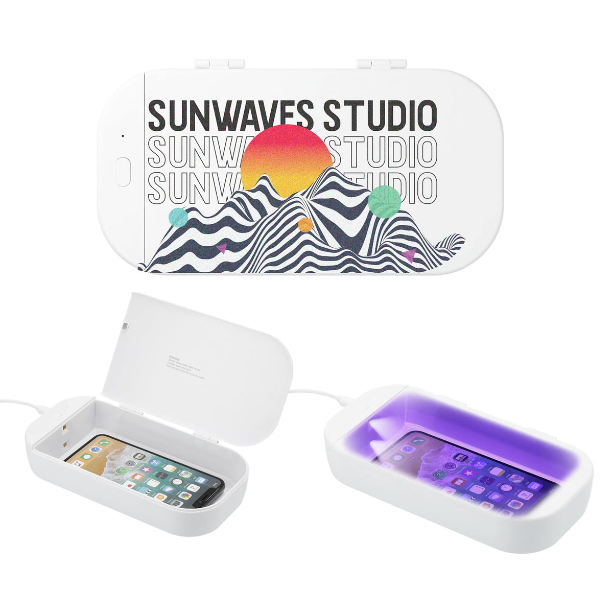 Custom logo UV Desktop Phone Sanitizer