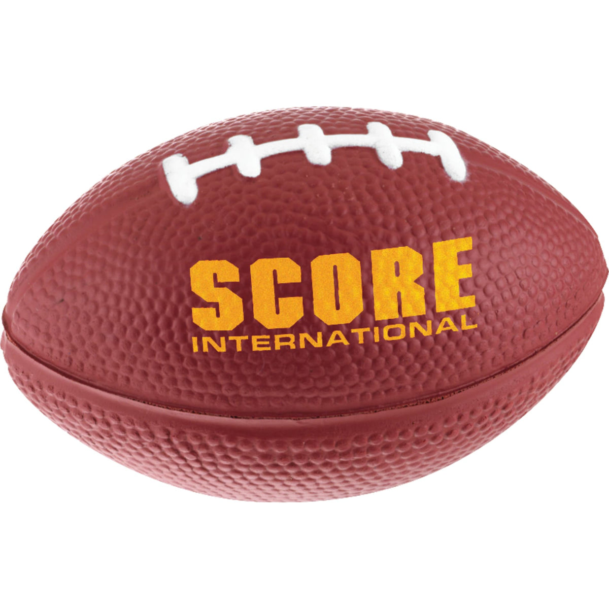 Custom logo 3-1/2" Football Stress Reliever