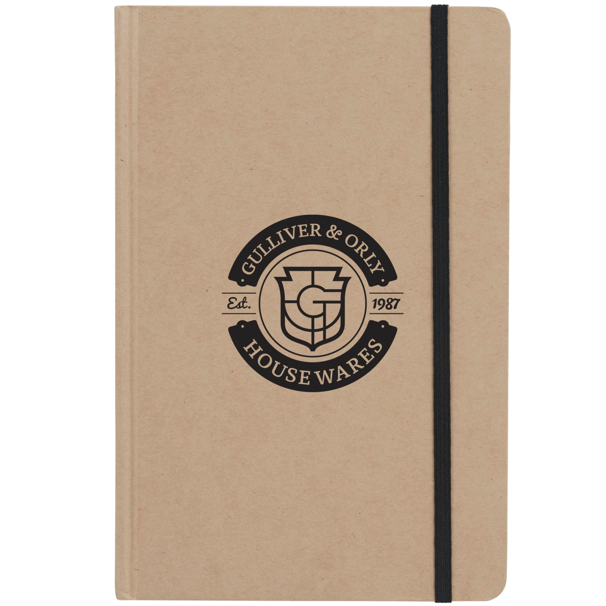 Custom logo FSC® Mix 5.5" x 8.5" Snap Large Eco Notebook