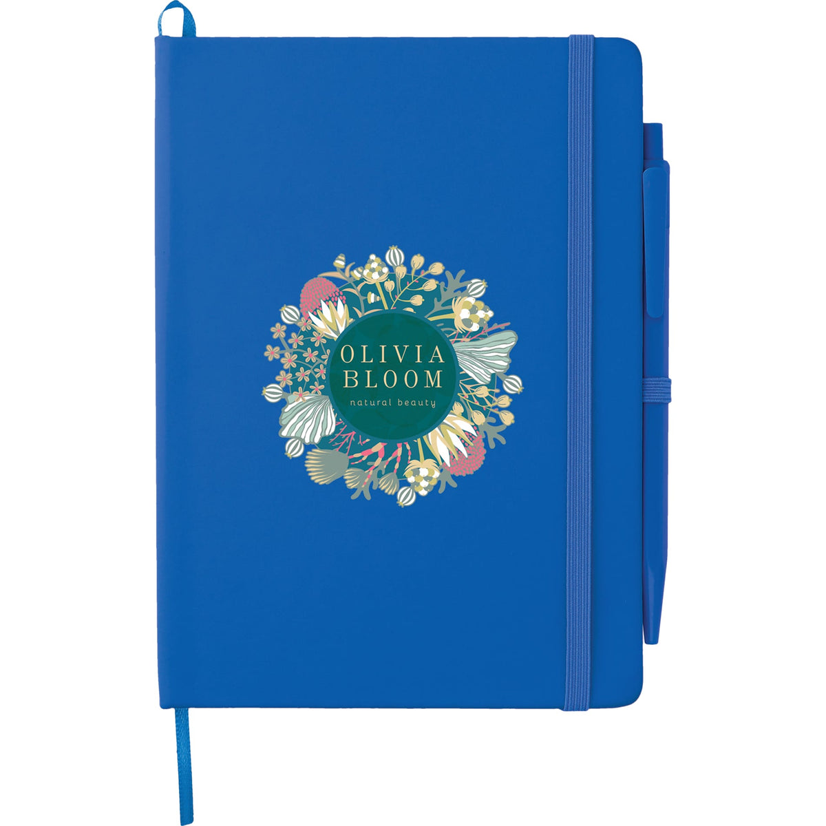 Custom logo FSC® Mix 5" x 7" Prime Notebook With Pen