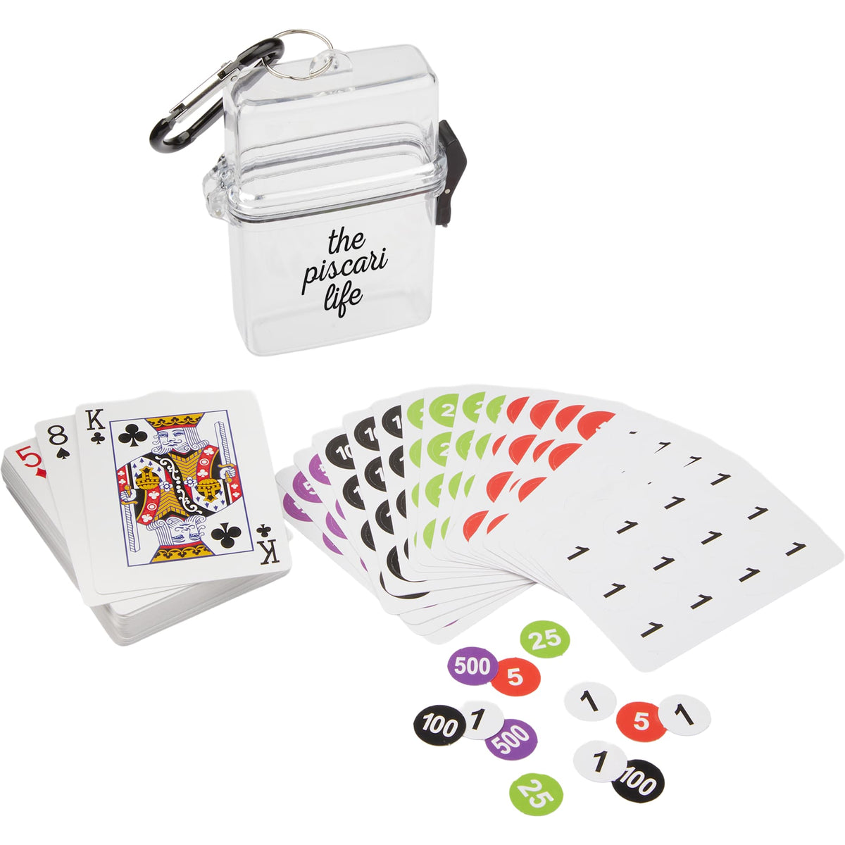 Custom logo On-The-Go Poker Game Set