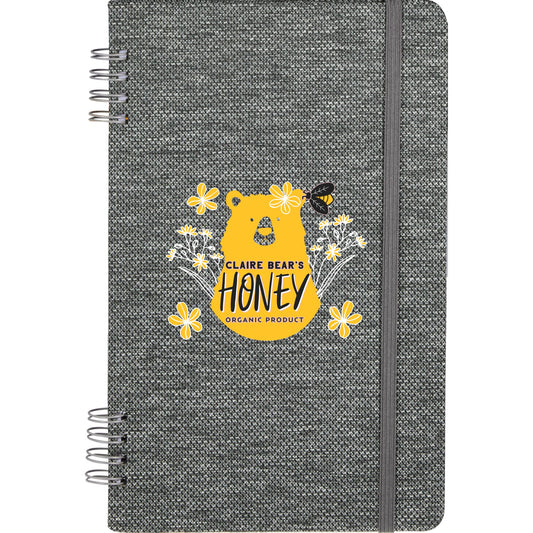 Custom logo 5” x 7” Vila Spiral Notebook