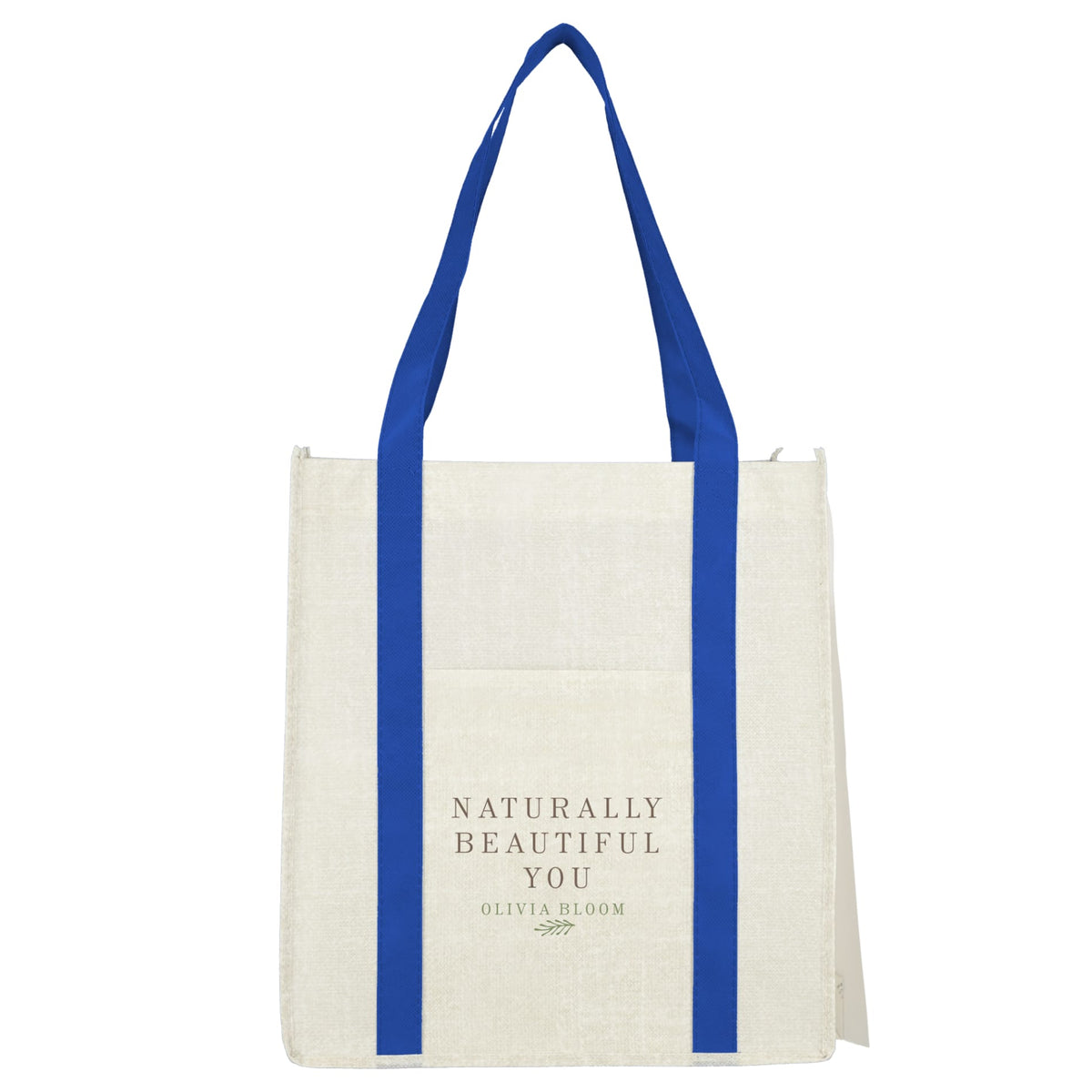 Custom logo Pluto Recycled Non-Woven Small Grocery Tote