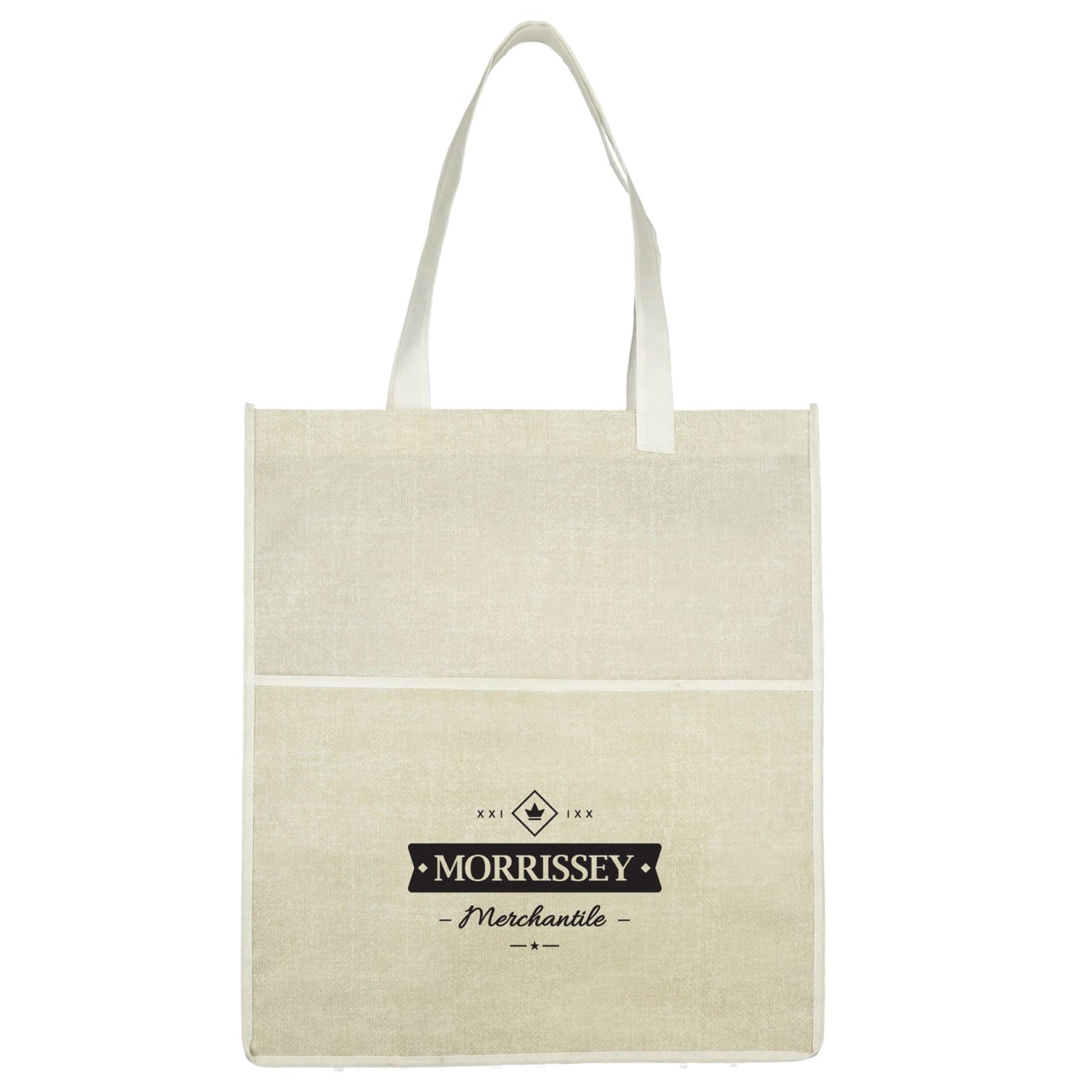 Custom logo Apollo Recycled Non-Woven Convention Tote
