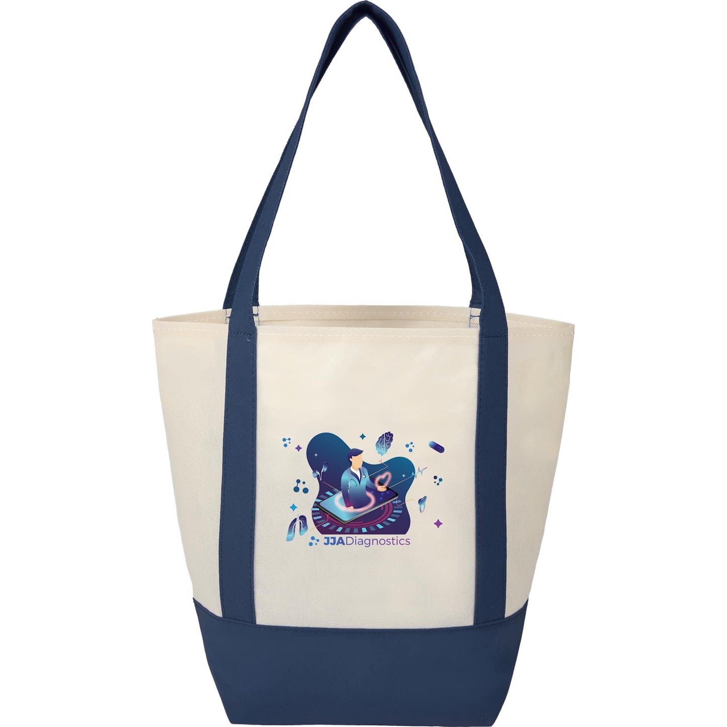 Custom logo Lighthouse Mini Non-Woven Tote