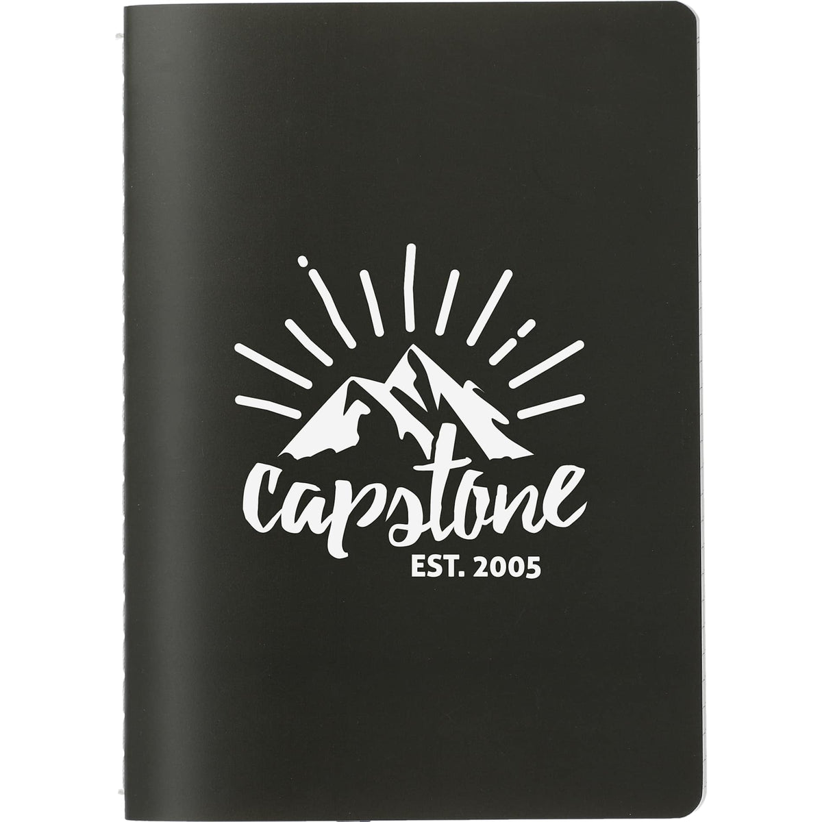 Custom logo 5” x 7” Mineral Stone Field Bound Notebook