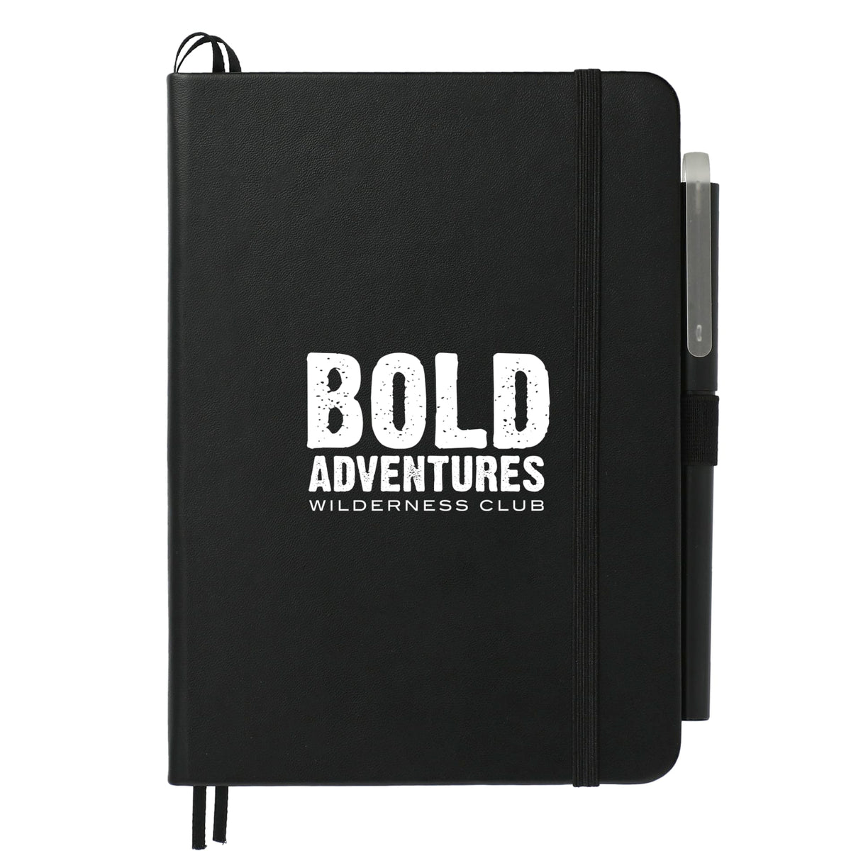 Custom logo 5" x 7" Recycled Bulleting Bound Notebook w Pen