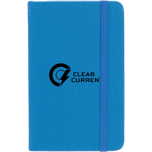Custom logo 3.5" x 5.5" Recycled PET Pocket Bound Journal