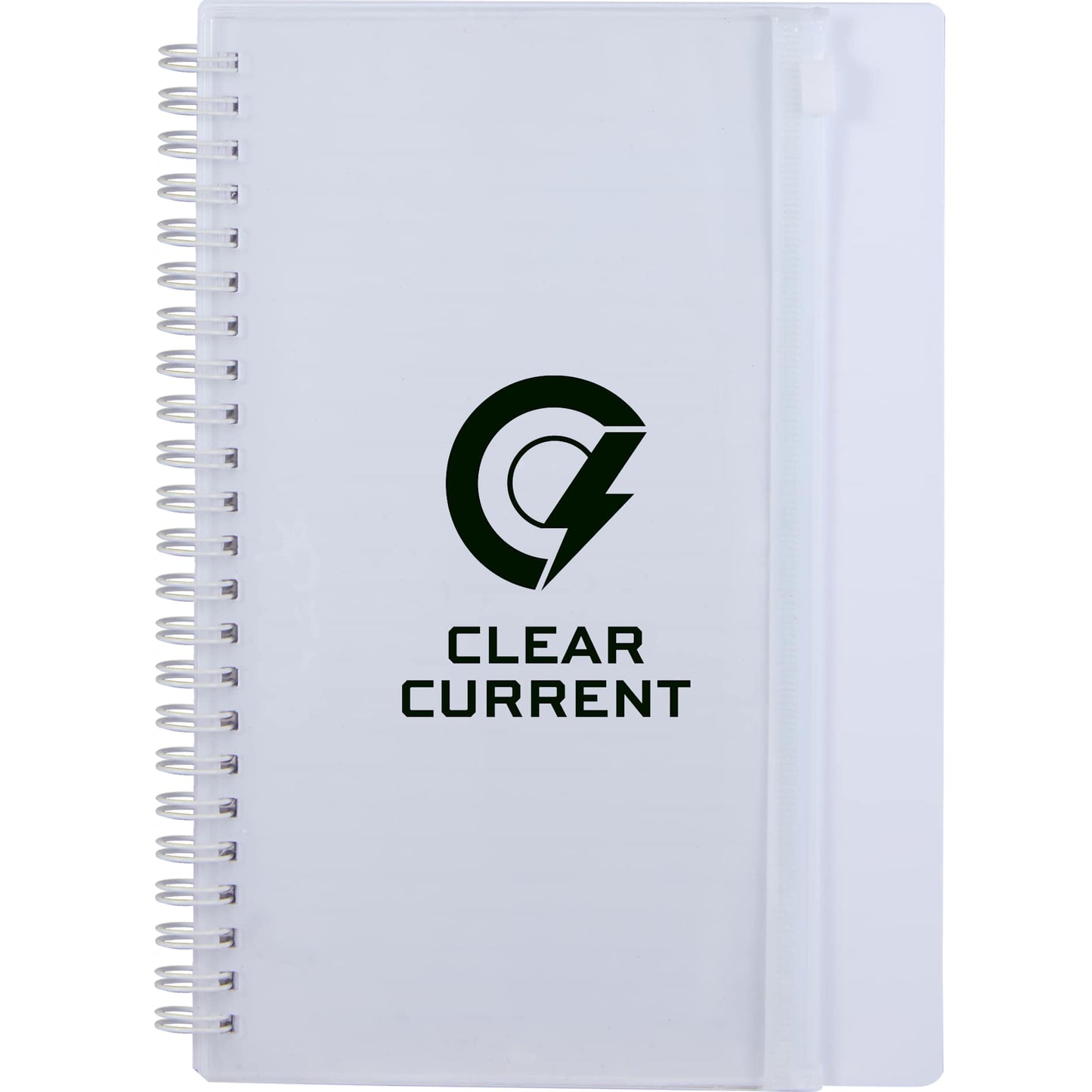 5.5" x 8.5" Spiral Notebook with Clear Pocket