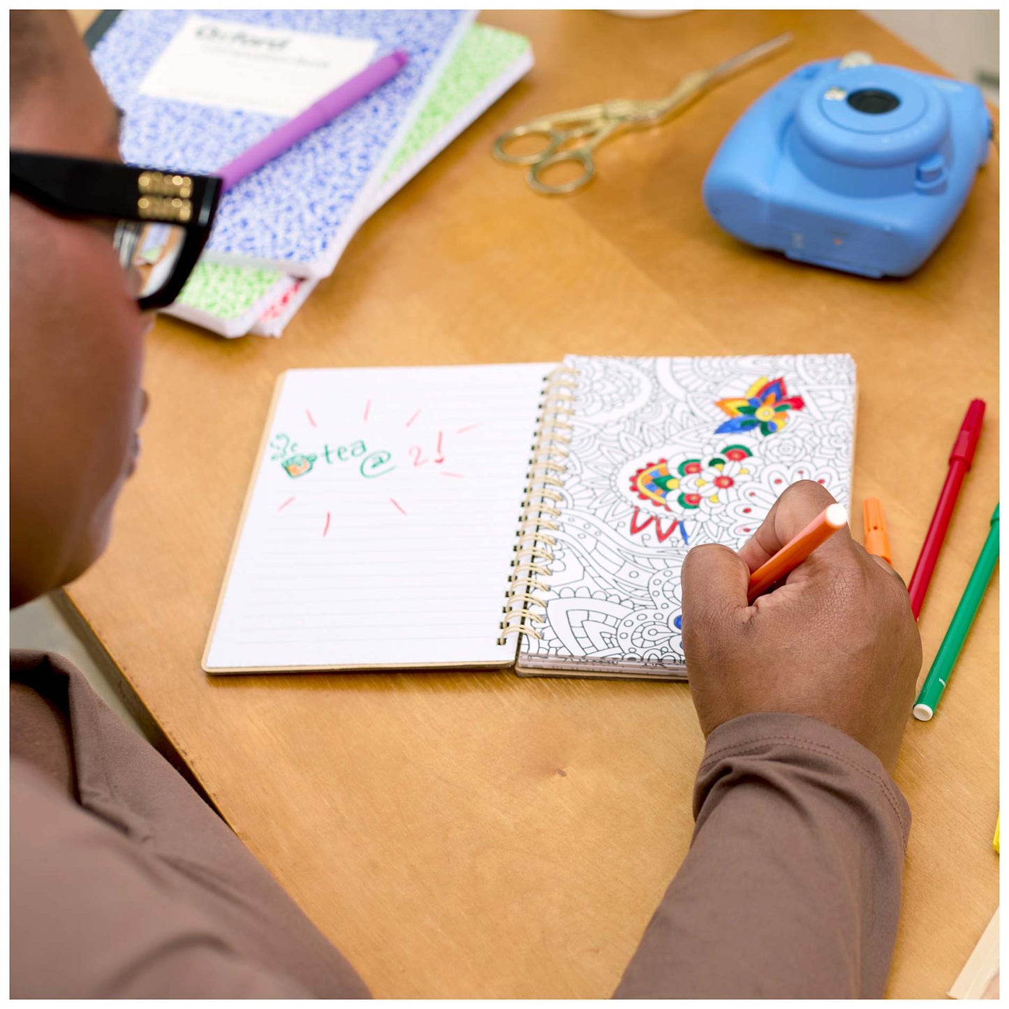 5" x 7" FSC® Mix Doodle Notebook with Markers?