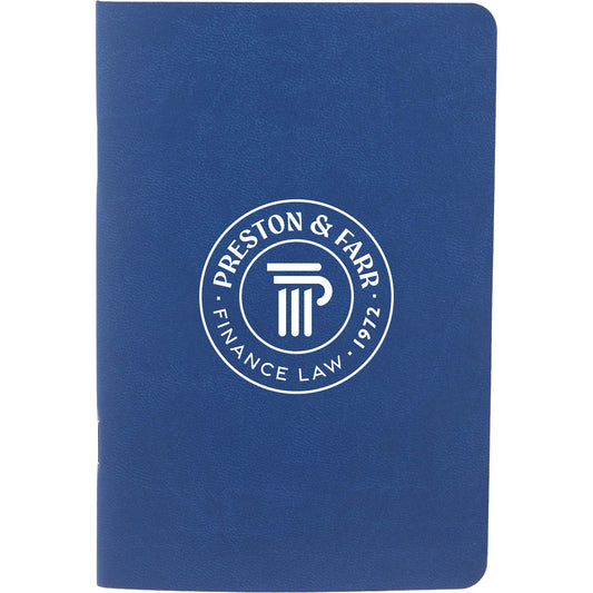Custom logo 4" x 6" FSC® Recycled Pocket Stapled Notebook