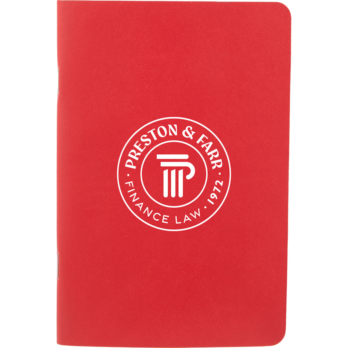 Custom logo 4" x 6" FSC® Recycled Pocket Stapled Notebook