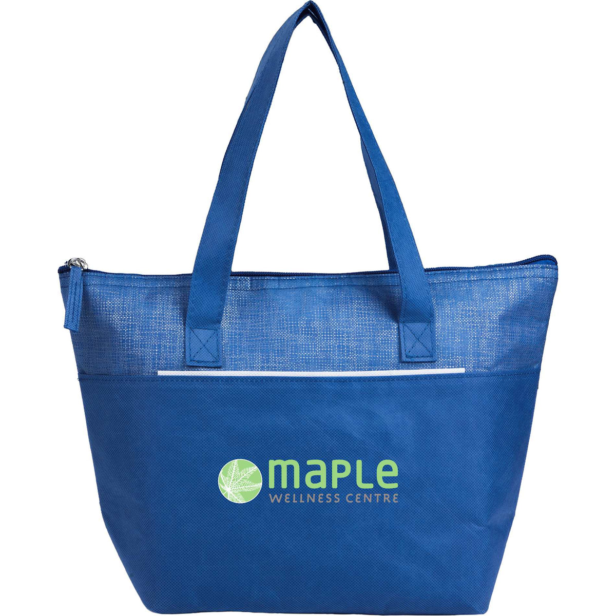 Custom logo Mist Recycled 9-Can Non-Woven Tote Cooler
