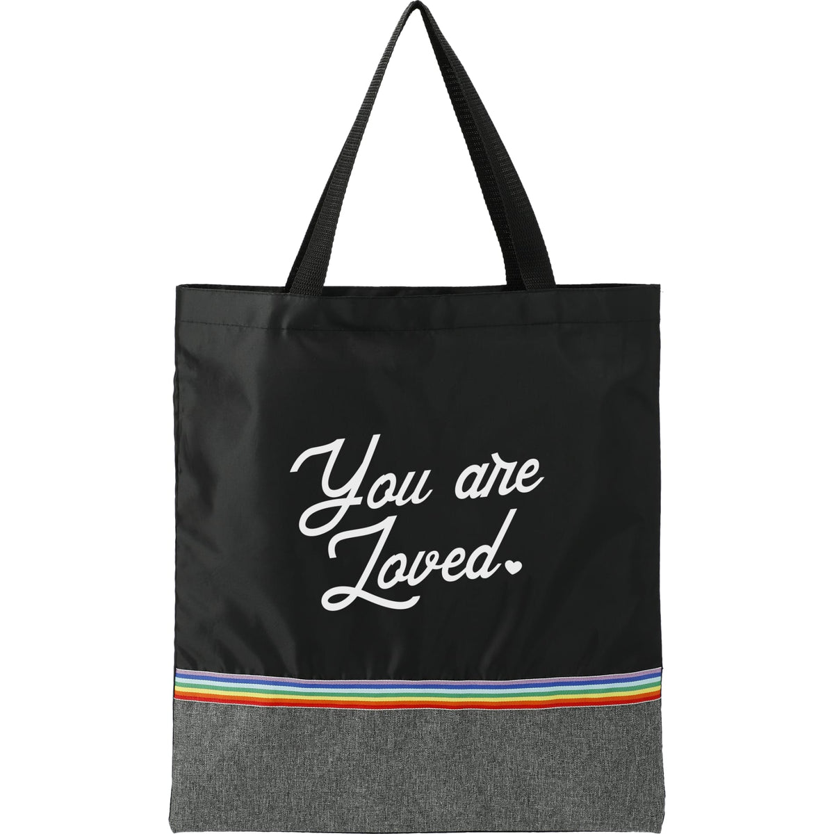 Custom logo Rainbow RPET Convention Tote