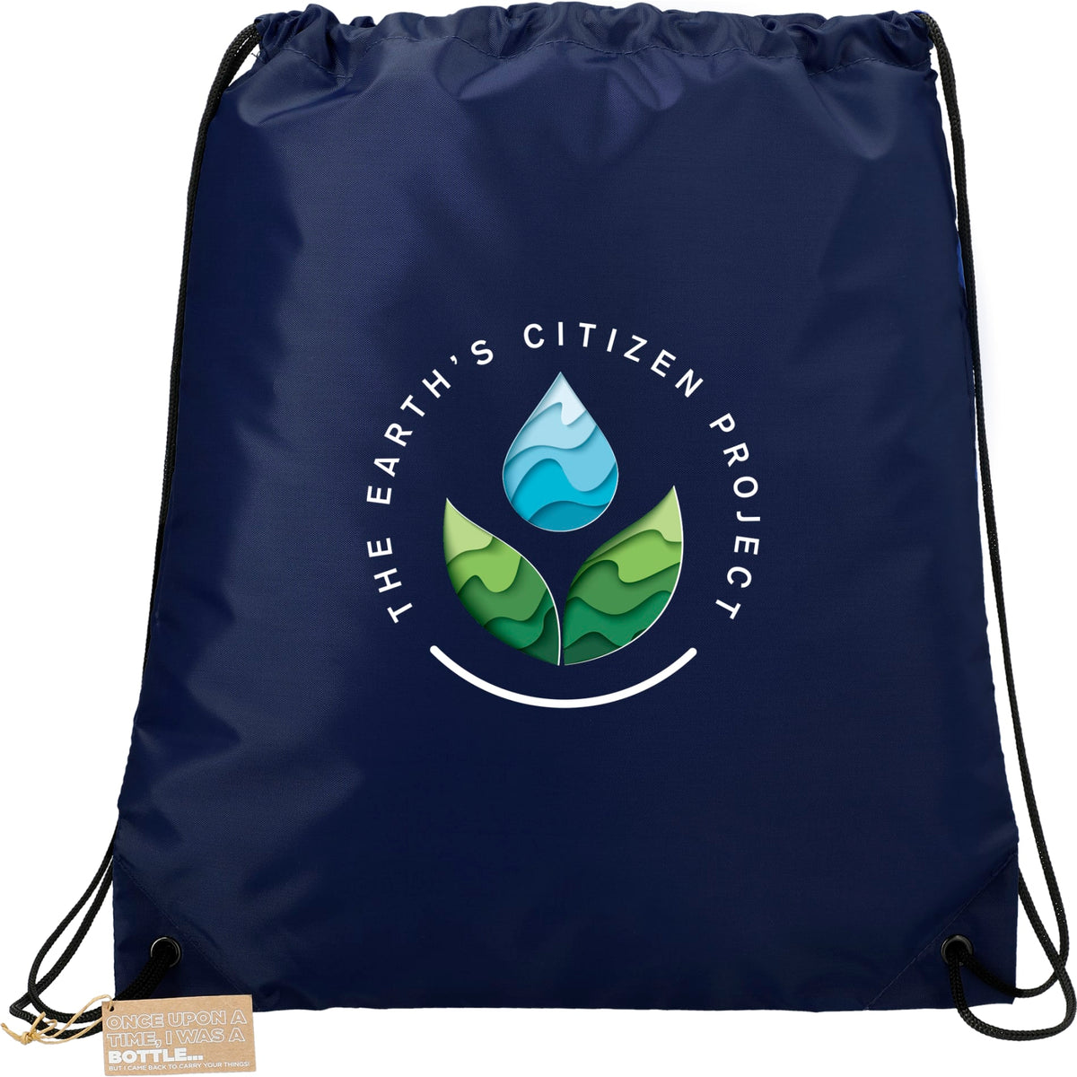 Custom logo Oriole RPET Drawstring Bag