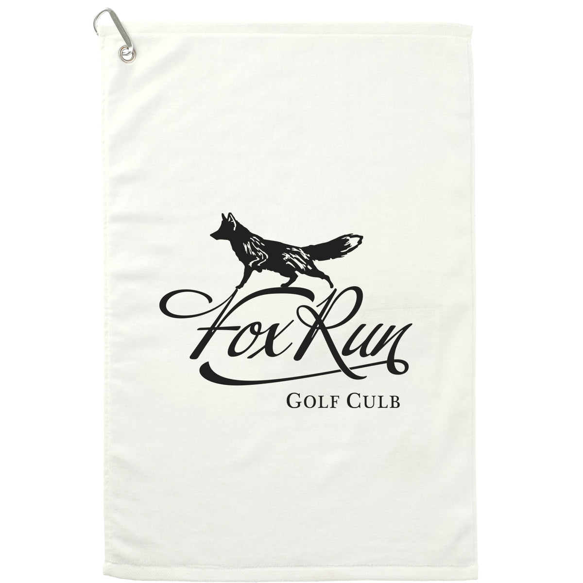 Custom logo 3.5 lb./doz. 16x25in Terry Golf Towel