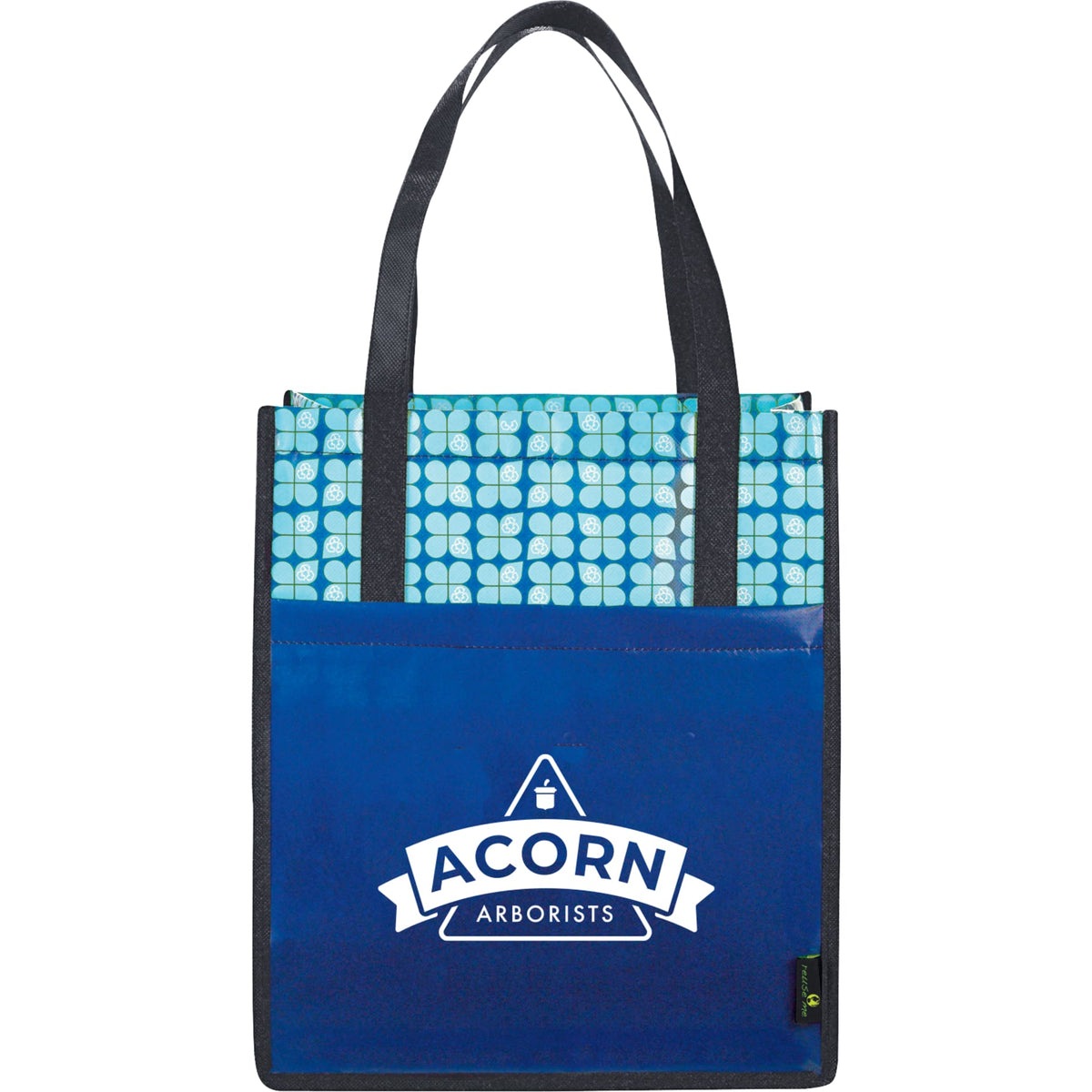 Custom logo Big Grocery Laminated Non-Woven Tote