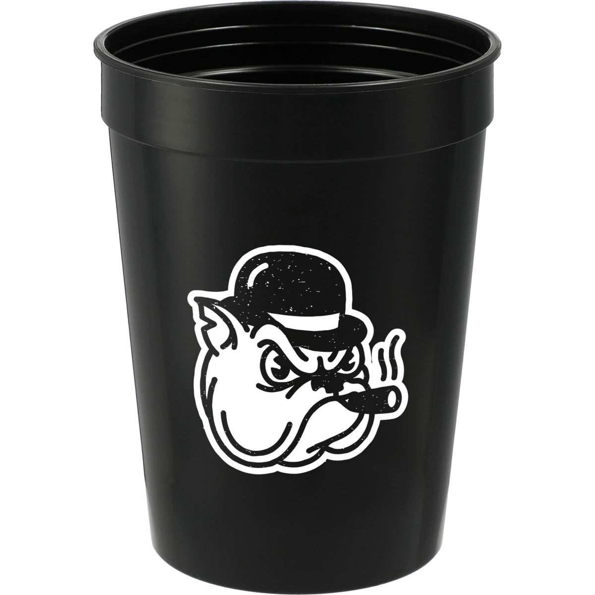 Custom logo Solid 12oz Stadium Cup