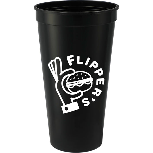 Custom logo Solid 24oz Stadium Cup