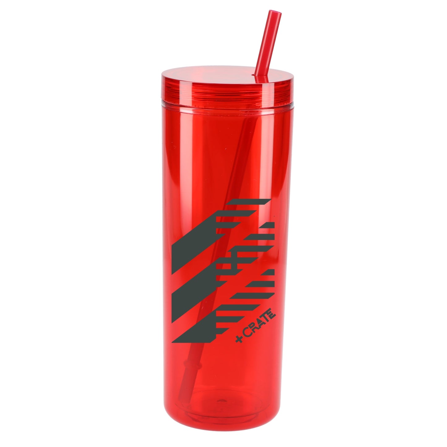 Custom logo Chroma Recycled Acrylic Straw Tumbler 16oz