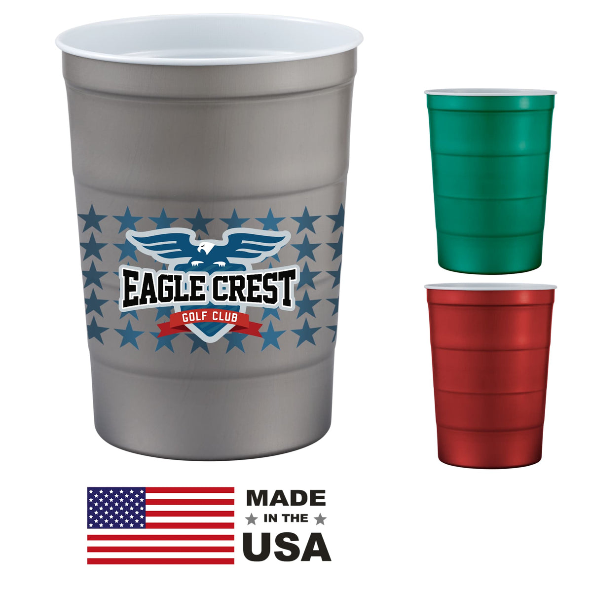 Custom logo Recyclable Steel Chill-Cups™ 16oz